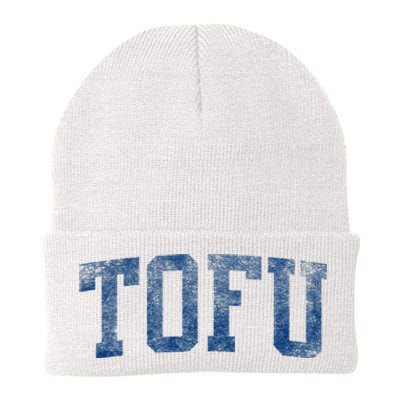 Tofu College – Retro Soy Boy Funny Vegan Knit Cap Winter Beanie