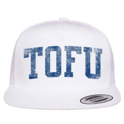 Tofu College – Retro Soy Boy Funny Vegan Flat Bill Trucker Hat