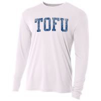 Tofu College – Retro Soy Boy Funny Vegan Cooling Performance Long Sleeve Crew