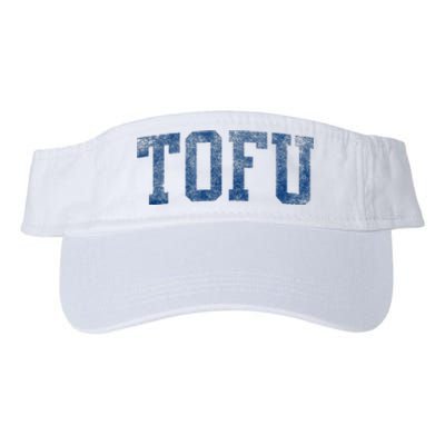 Tofu College – Retro Soy Boy Funny Vegan Valucap Bio-Washed Visor