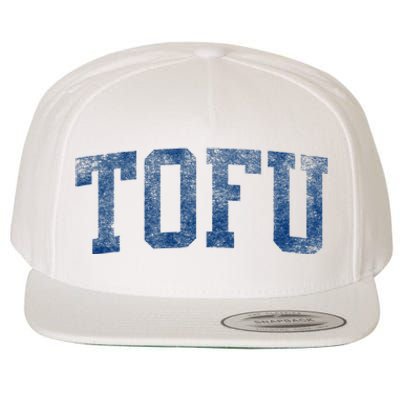 Tofu College – Retro Soy Boy Funny Vegan Wool Snapback Cap