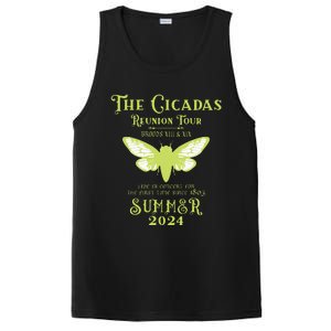 The Cicada Reunion U.S 2024 Cicada Concert Fest Lover PosiCharge Competitor Tank