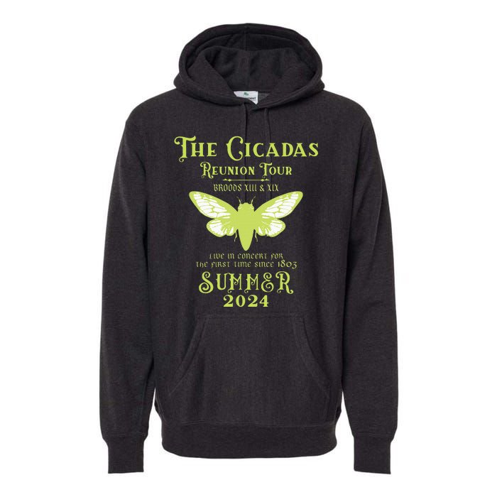 The Cicada Reunion U.S 2024 Cicada Concert Fest Lover Premium Hoodie