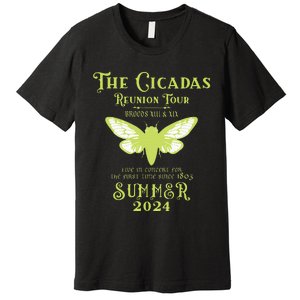 The Cicada Reunion U.S 2024 Cicada Concert Fest Lover Premium T-Shirt