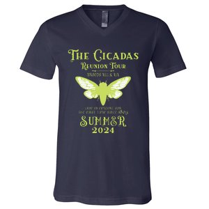 The Cicada Reunion U.S 2024 Cicada Concert Fest Lover V-Neck T-Shirt