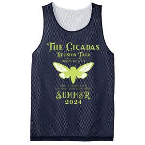 The Cicada Reunion U.S 2024 Cicada Concert Fest Lover Mesh Reversible Basketball Jersey Tank