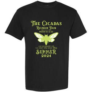 The Cicada Reunion U.S 2024 Cicada Concert Fest Lover Garment-Dyed Heavyweight T-Shirt