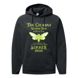 The Cicada Reunion U.S 2024 Cicada Concert Fest Lover Performance Fleece Hoodie