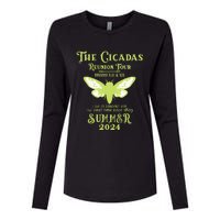 The Cicada Reunion U.S 2024 Cicada Concert Fest Lover Womens Cotton Relaxed Long Sleeve T-Shirt