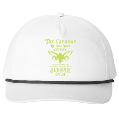 The Cicada Reunion U.S 2024 Cicada Concert Fest Lover Snapback Five-Panel Rope Hat