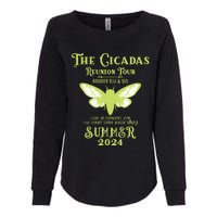 The Cicada Reunion U.S 2024 Cicada Concert Fest Lover Womens California Wash Sweatshirt