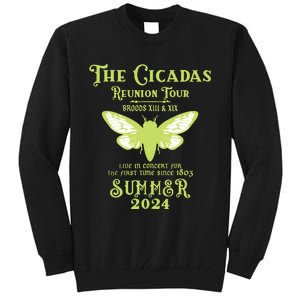 The Cicada Reunion U.S 2024 Cicada Concert Fest Lover Tall Sweatshirt