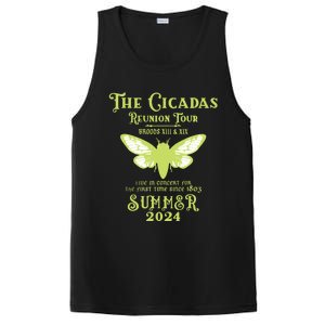 The Cicada Reunion U.S 2024 Cicada Concert Fest Lover PosiCharge Competitor Tank