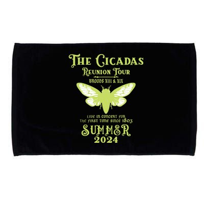 The Cicada Reunion U.S 2024 Cicada Concert Fest Lover Microfiber Hand Towel