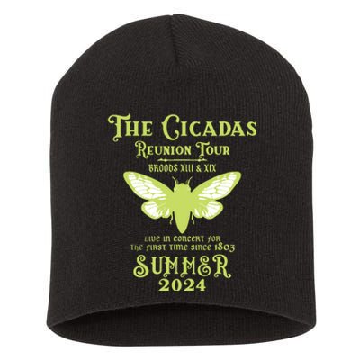 The Cicada Reunion U.S 2024 Cicada Concert Fest Lover Short Acrylic Beanie