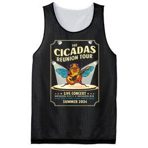 The Cicadas Reunion Summer 2024 Mesh Reversible Basketball Jersey Tank