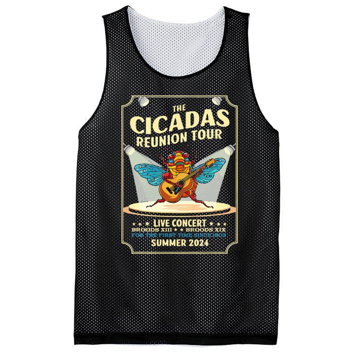 The Cicadas Reunion Summer 2024 Mesh Reversible Basketball Jersey Tank