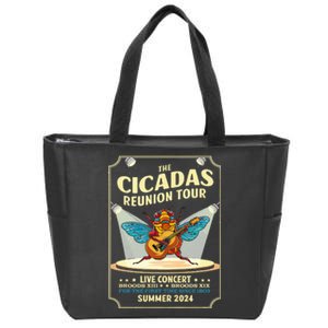 The Cicadas Reunion Summer 2024 Zip Tote Bag