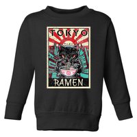 Tokyo Cat Ramen Noodles Kawaii Japanese Asian Food Lover Toddler Sweatshirt