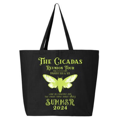 The Cicada Reunion U.S 2024 Cicada Concert 25L Jumbo Tote