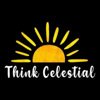 Think Celestial Retro Sunshine Quoes Cooling Performance Crew T-Shirt