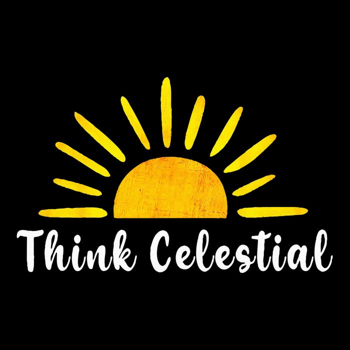 Think Celestial Retro Sunshine Quoes Cooling Performance Crew T-Shirt