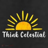 Think Celestial Retro Sunshine Quoes Adult Drive Performance Visor