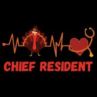 Thanksgiving Chief Resident Heartbeat Stethoscope Doctor Gift Impact Tech Backpack