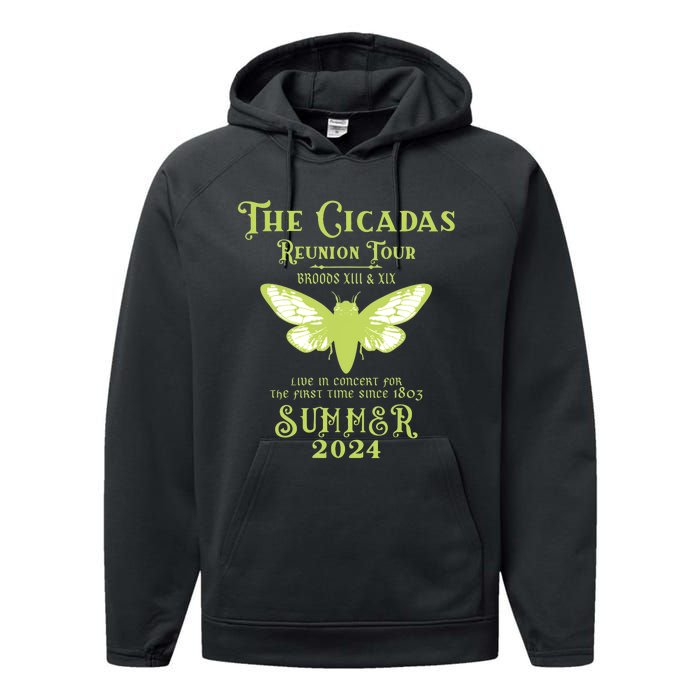 The Cicada Reunion U.S 2024 Cicada Concert Fest Lover Performance Fleece Hoodie