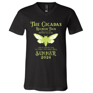 The Cicada Reunion U.S 2024 Cicada Concert Fest Lover V-Neck T-Shirt