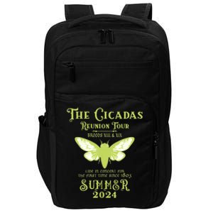 The Cicada Reunion U.S 2024 Cicada Concert Fest Lover Impact Tech Backpack