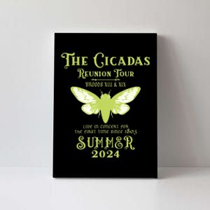 The Cicada Reunion U.S 2024 Cicada Concert Fest Lover Canvas