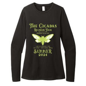 The Cicada Reunion U.S 2024 Cicada Concert Fest Lover Womens CVC Long Sleeve Shirt