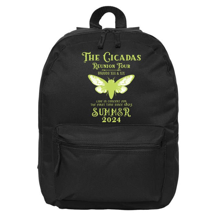 The Cicada Reunion U.S 2024 Cicada Concert Fest Lover 16 in Basic Backpack