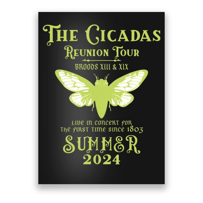 The Cicada Reunion U.S 2024 Cicada Concert Fest Lover Poster