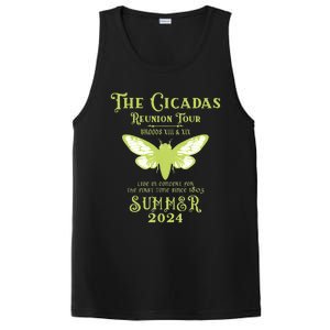 The Cicada Reunion U.S 2024 Cicada Concert Fest Lover PosiCharge Competitor Tank