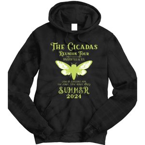 The Cicada Reunion U.S 2024 Cicada Concert Fest Lover Tie Dye Hoodie