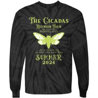 The Cicada Reunion U.S 2024 Cicada Concert Fest Lover Tie-Dye Long Sleeve Shirt