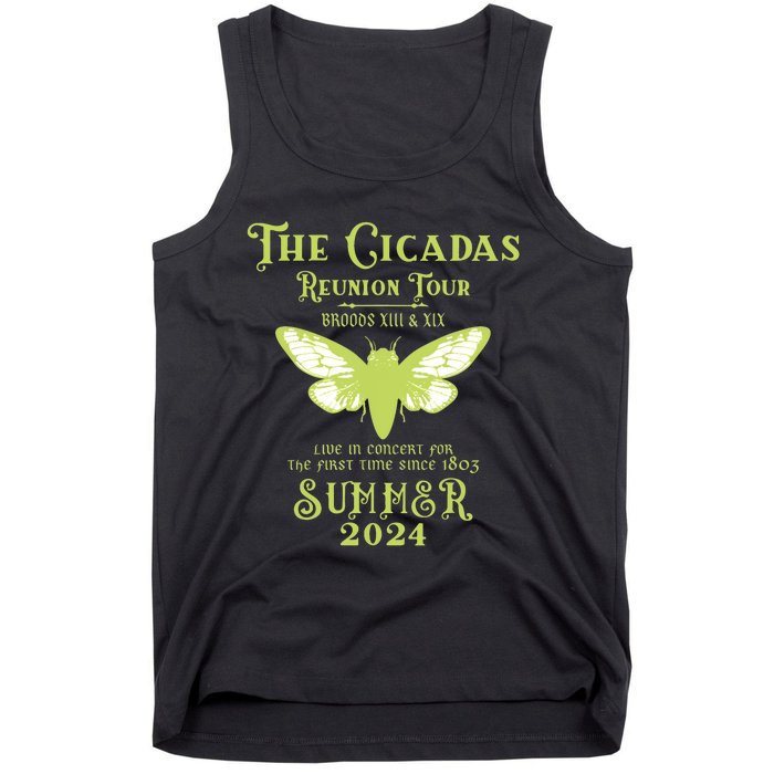 The Cicada Reunion U.S 2024 Cicada Concert Fest Lover Tank Top