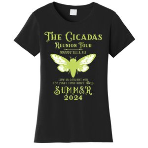 The Cicada Reunion U.S 2024 Cicada Concert Fest Lover Women's T-Shirt