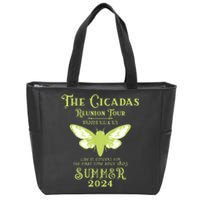 The Cicada Reunion U.S 2024 Cicada Concert Fest Lover Zip Tote Bag