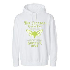 The Cicada Reunion U.S 2024 Cicada Concert Fest Lover Garment-Dyed Fleece Hoodie