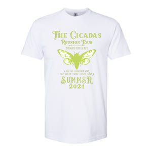 The Cicada Reunion U.S 2024 Cicada Concert Fest Lover Softstyle CVC T-Shirt