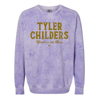 Tyler Childer Rustin Type Colorblast Crewneck Sweatshirt