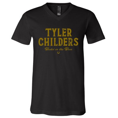 Tyler Childer Rustin Type V-Neck T-Shirt