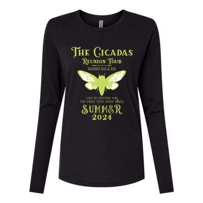 The Cicada Reunion U.S 2024 Cicada Concert Fest Womens Cotton Relaxed Long Sleeve T-Shirt