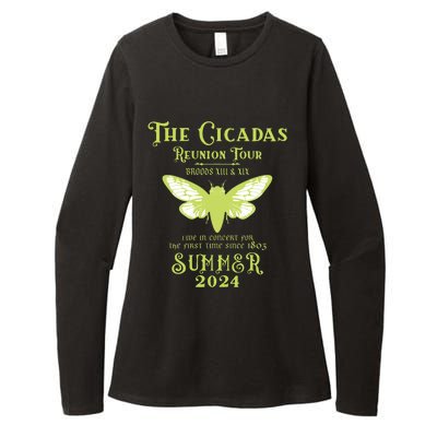 The Cicada Reunion U.S 2024 Cicada Concert Fest Womens CVC Long Sleeve Shirt