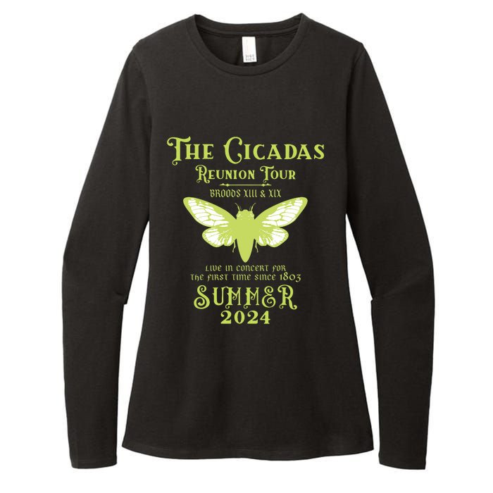 The Cicada Reunion U.S 2024 Cicada Concert Fest Womens CVC Long Sleeve Shirt