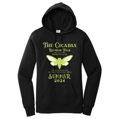 The Cicada Reunion U.S 2024 Cicada Concert Fest Women's Pullover Hoodie