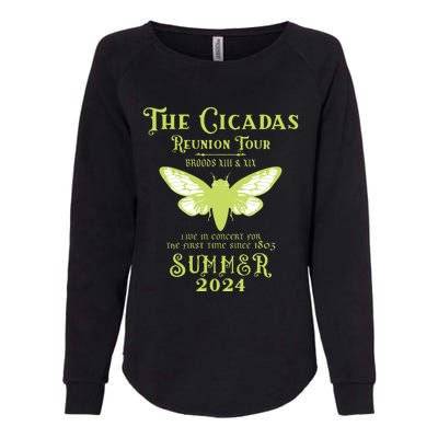 The Cicada Reunion U.S 2024 Cicada Concert Fest Womens California Wash Sweatshirt